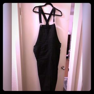 Black overalls